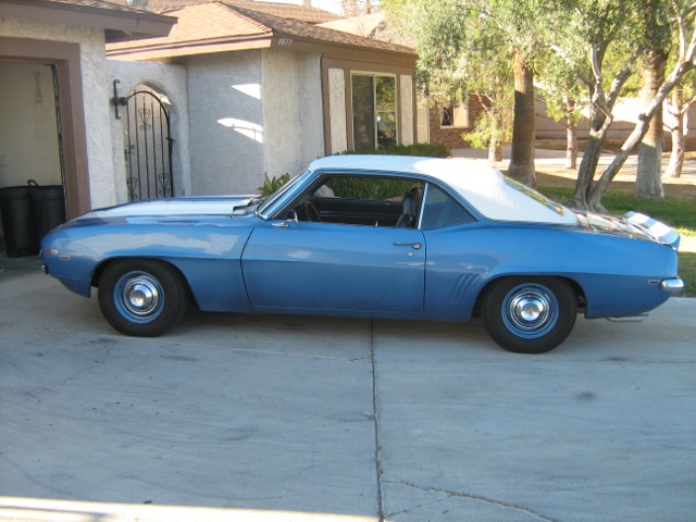 blue camaro